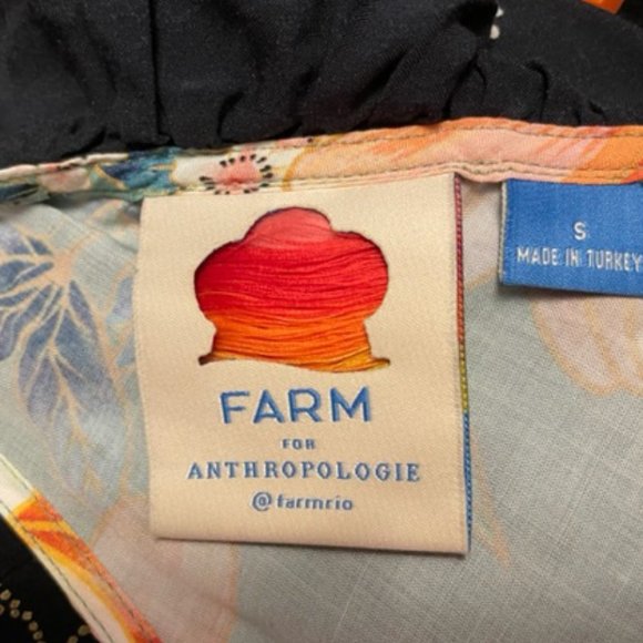 Farm Rio for Anthropologie Monica Wrap Dress Size Small - Picture 9 of 9